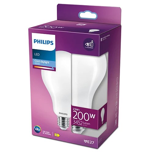 [SIG929002373101] Philips LED 23W (200W) E27 6500K 3452lm Mat