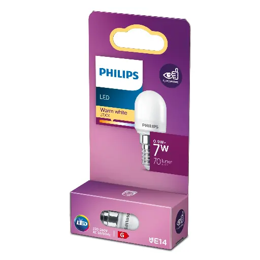 [SIG929002401355] PHILIPS LED 0.9W (7W) E14 2700K 70lm