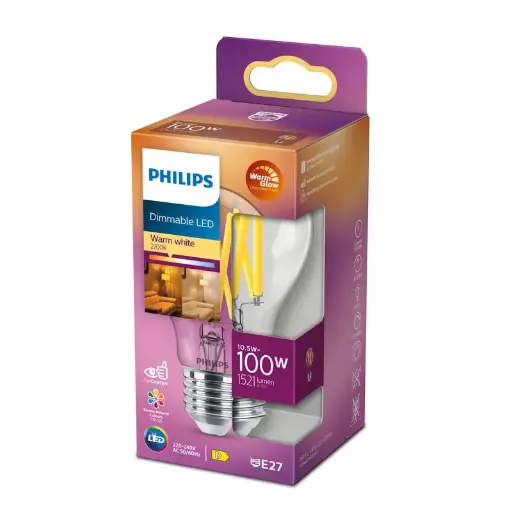 [SIG929003011501] Philips LED DIM 10,5W (100W) E27 2200-2700K 1521lm