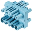 [7828103658] GST18I5 Fordelerblok for twist montageplade blå