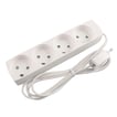 [7828112872] 4-stikdåse hvid m/1,5m, m/blindhul 250V 13A
