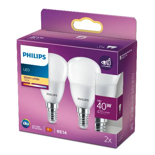 [SIG929003546563] LED 40W P45 E14 WW FR ND