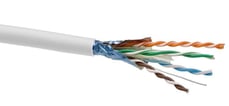 [7835252343] Datakabel KAT6 F/UTP LSF/OH IEC 332.1 - Euro Class Eca hvid T500 Leviton (Brand-Rex)