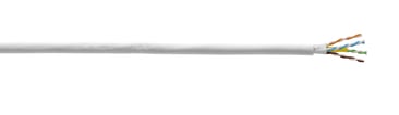 [7835252822] Kat 6A U/UTP 4 Pair LSHF/LSZH SD kabel Hvid  EuroClass Dca T500