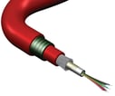 [7835304754] Fiberkabel Unitube 12XOS2 LSZH Fire Survival kabel rød