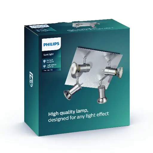 [SIG915000873502] TITAN plate/spiral aluminium 4x50W 230V