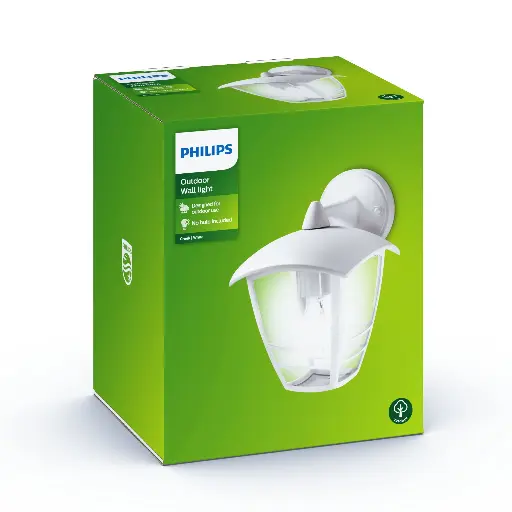 [SIG915002790002] Creek wall lantern white 1x60W 230V