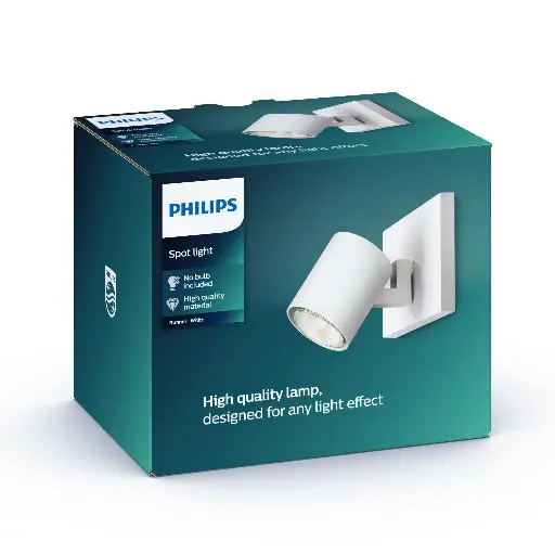 [SIG915004328701] PHILIPS Runner Single Spot GU10 (Max 50W) White